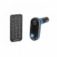 Autóhifi FM Transmitter és USB töltő Bluetooth kihangosítással URZ0461